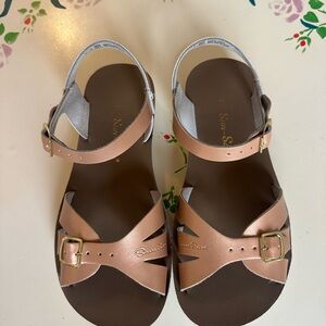 Sun-San Salt Water Sandals in Rose Gold